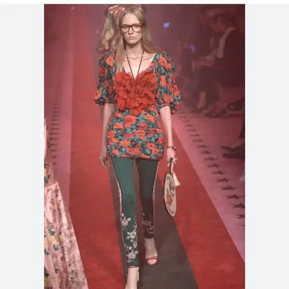 gucci red floral dress Floral silk minidress in red - Gucci